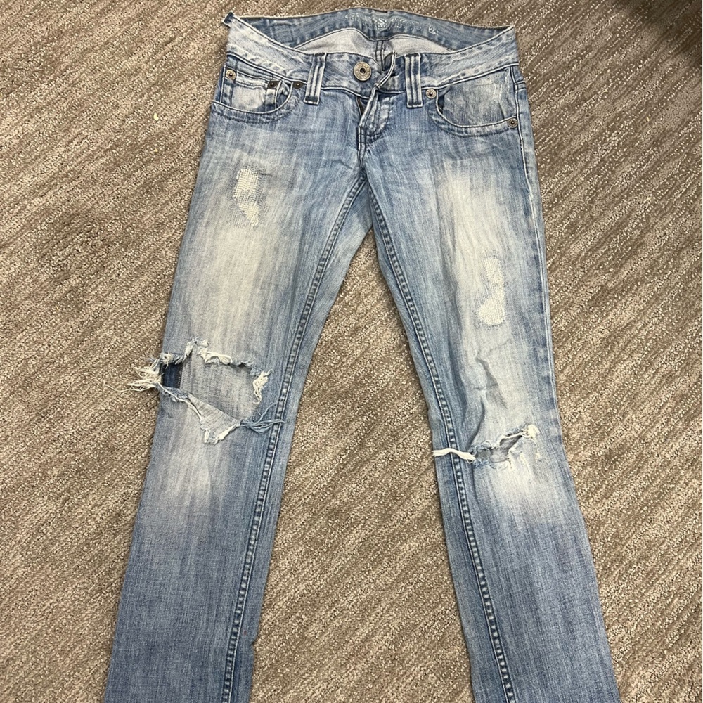 Guess Blue Distressed Women Jeans